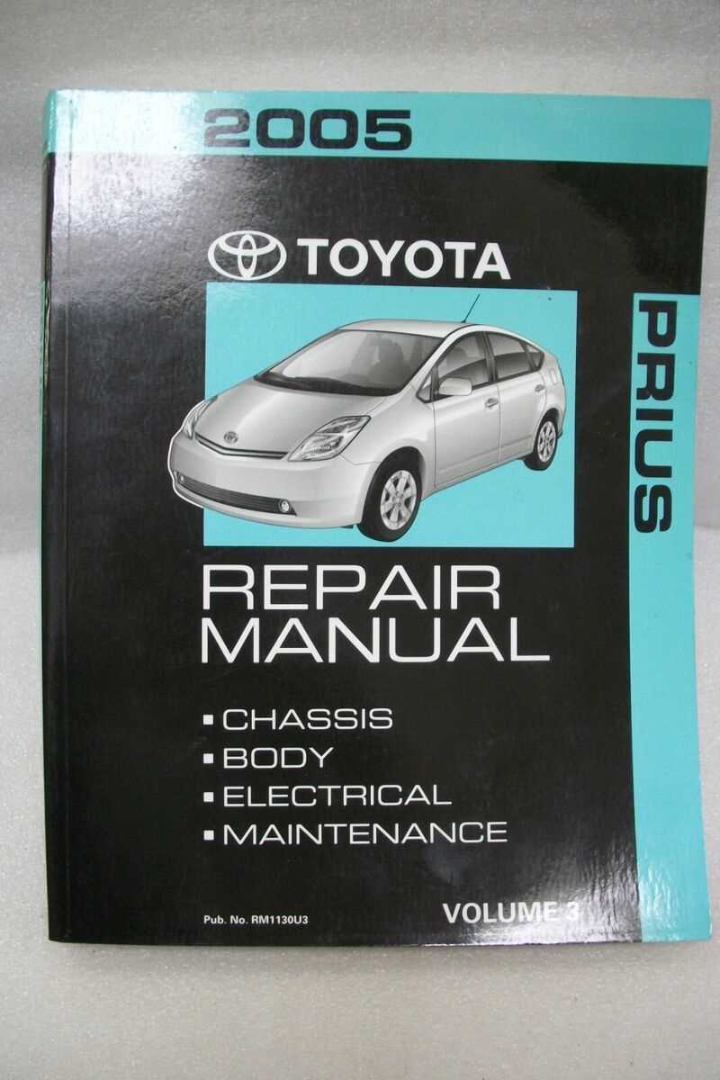 2010 toyota prius repair manual