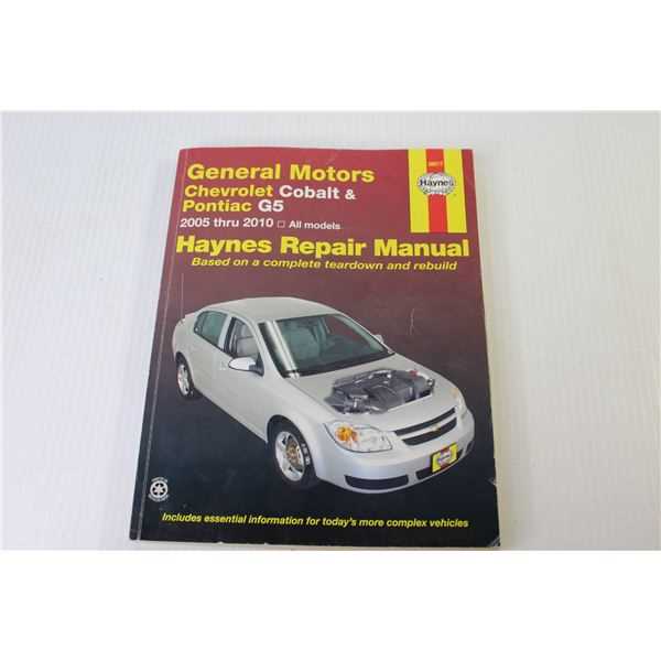 2010 chevy cobalt repair manual