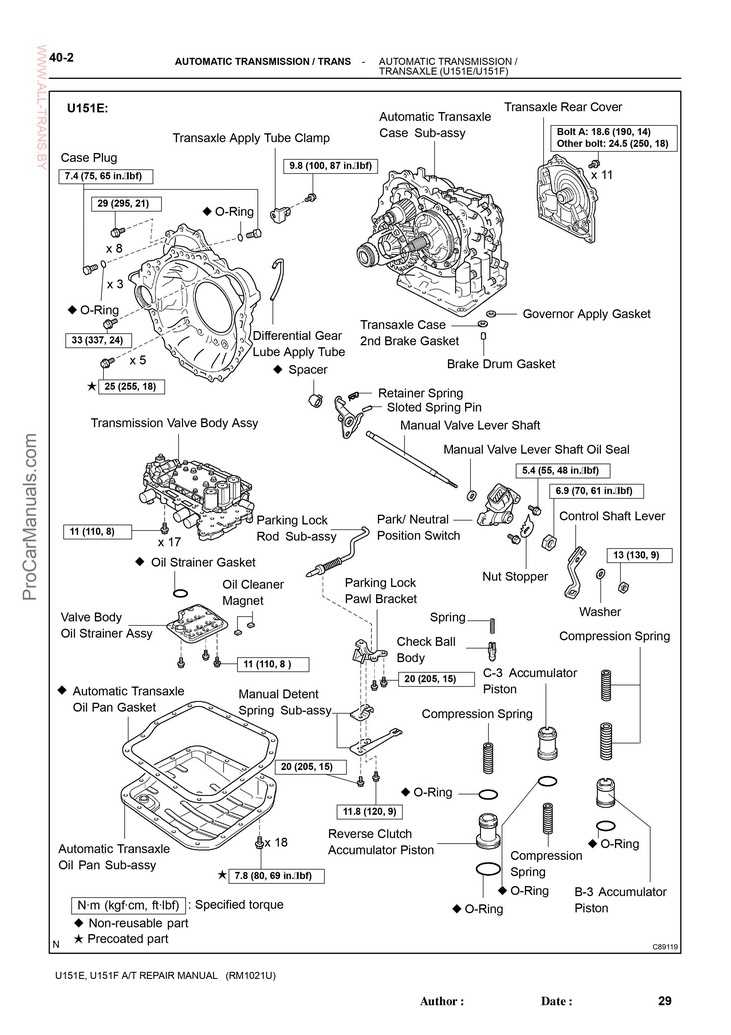 2010 toyota matrix repair manual