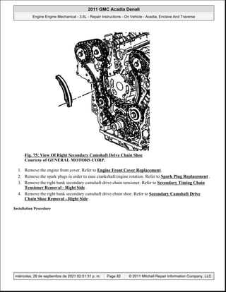 2011 gmc acadia repair manual