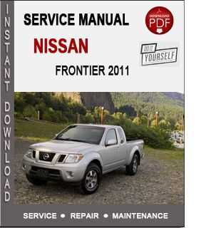 2011 nissan frontier repair manual