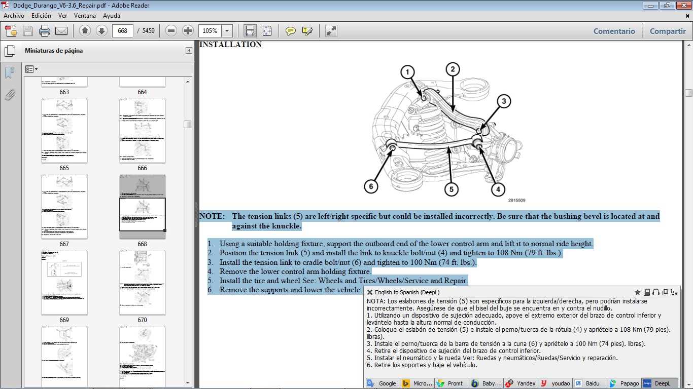 2011 dodge durango repair manual