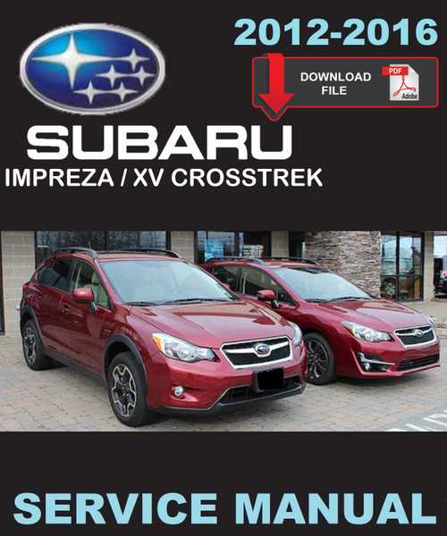 2011 subaru impreza repair manual