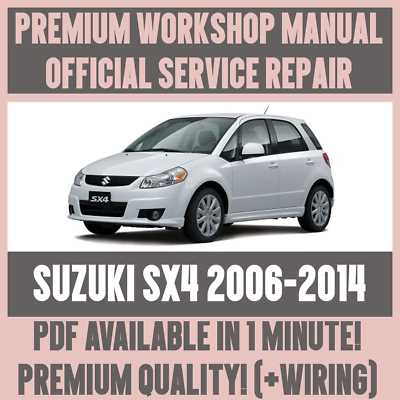 2011 suzuki sx4 repair manual