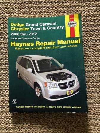 2012 dodge caravan repair manual