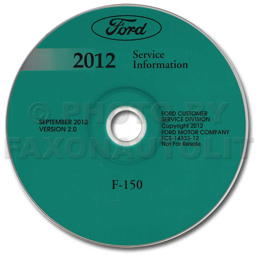 2012 ford f150 repair manual