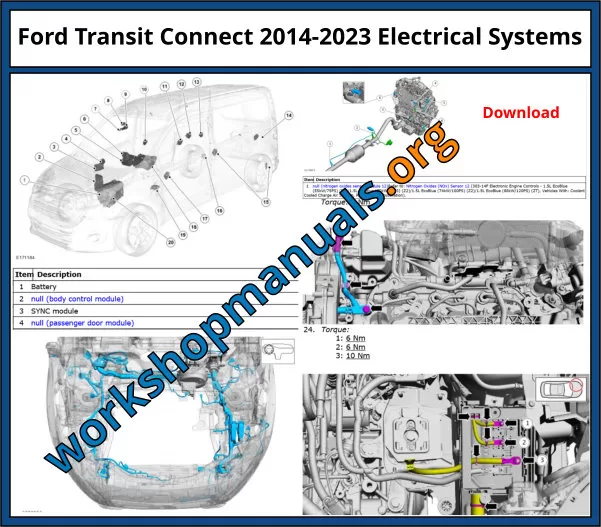 2012 ford transit connect repair manual