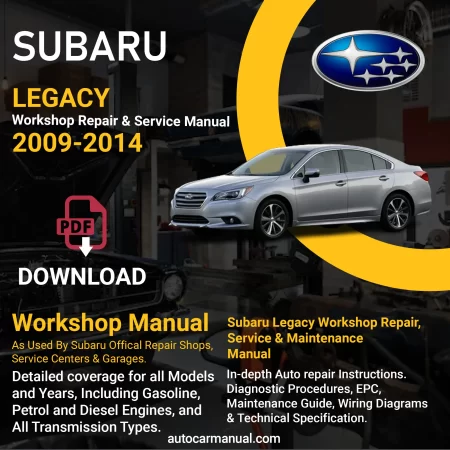 2012 subaru legacy repair manual