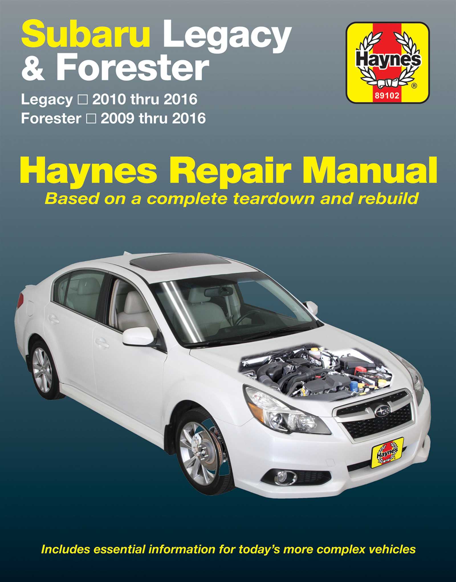 2012 subaru legacy repair manual