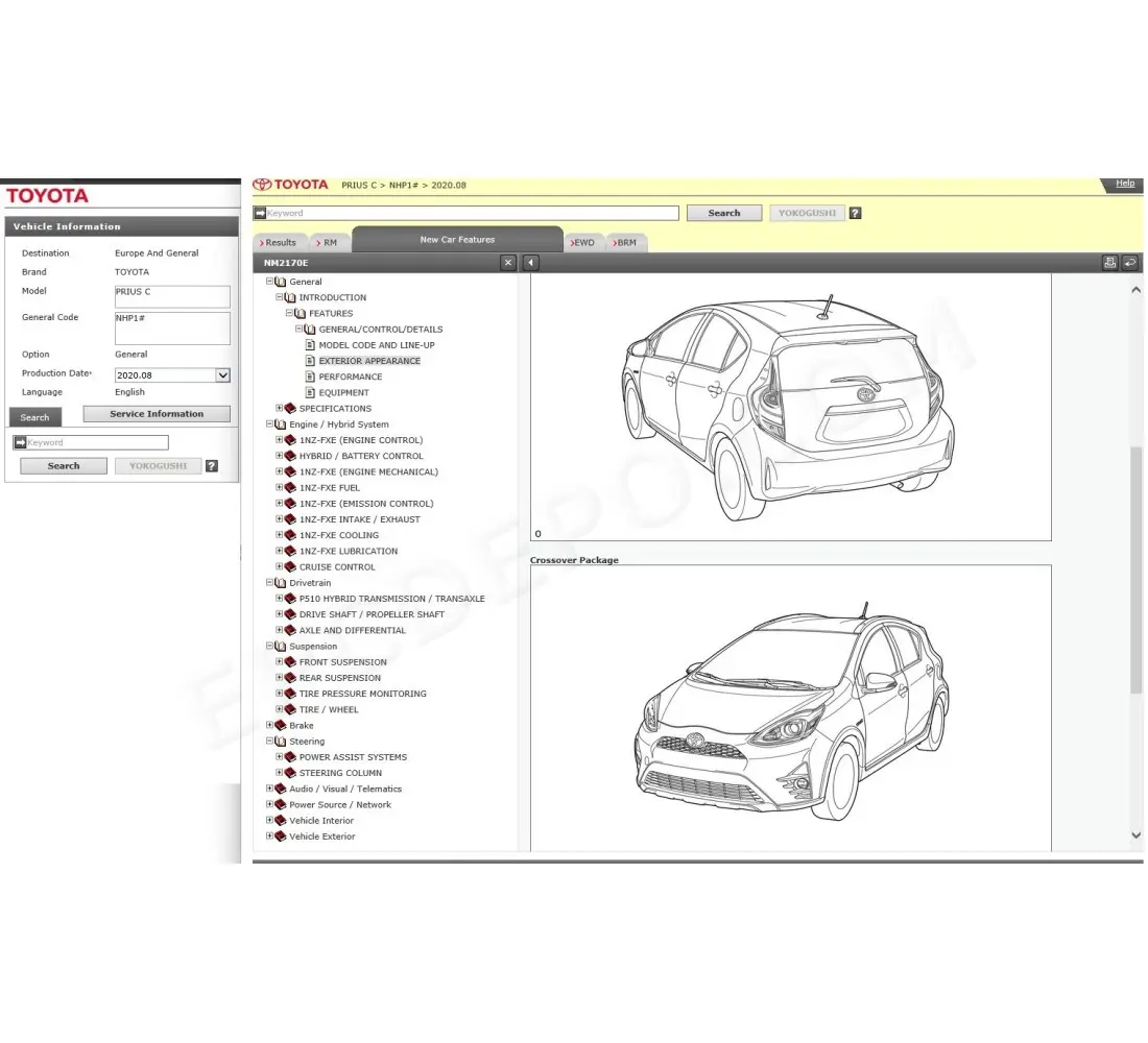 2012 toyota prius c repair manual