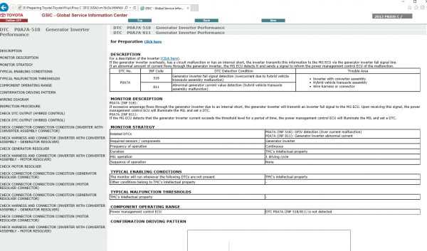 2012 toyota prius c repair manual