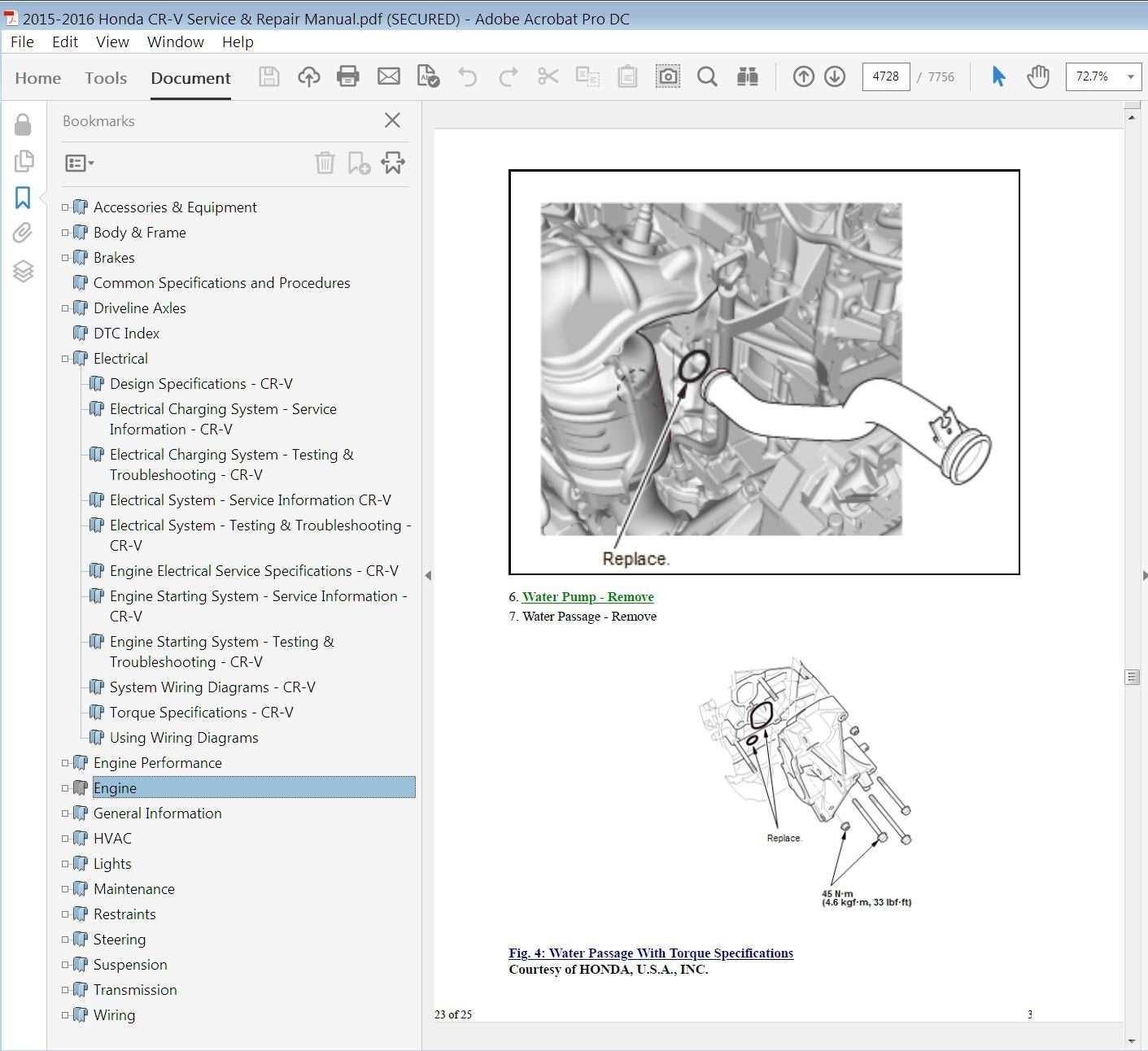 2012 honda crv repair manual