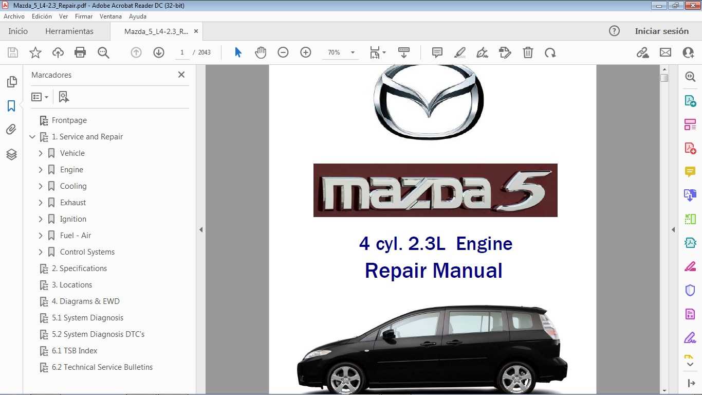 2012 mazda 5 repair manual