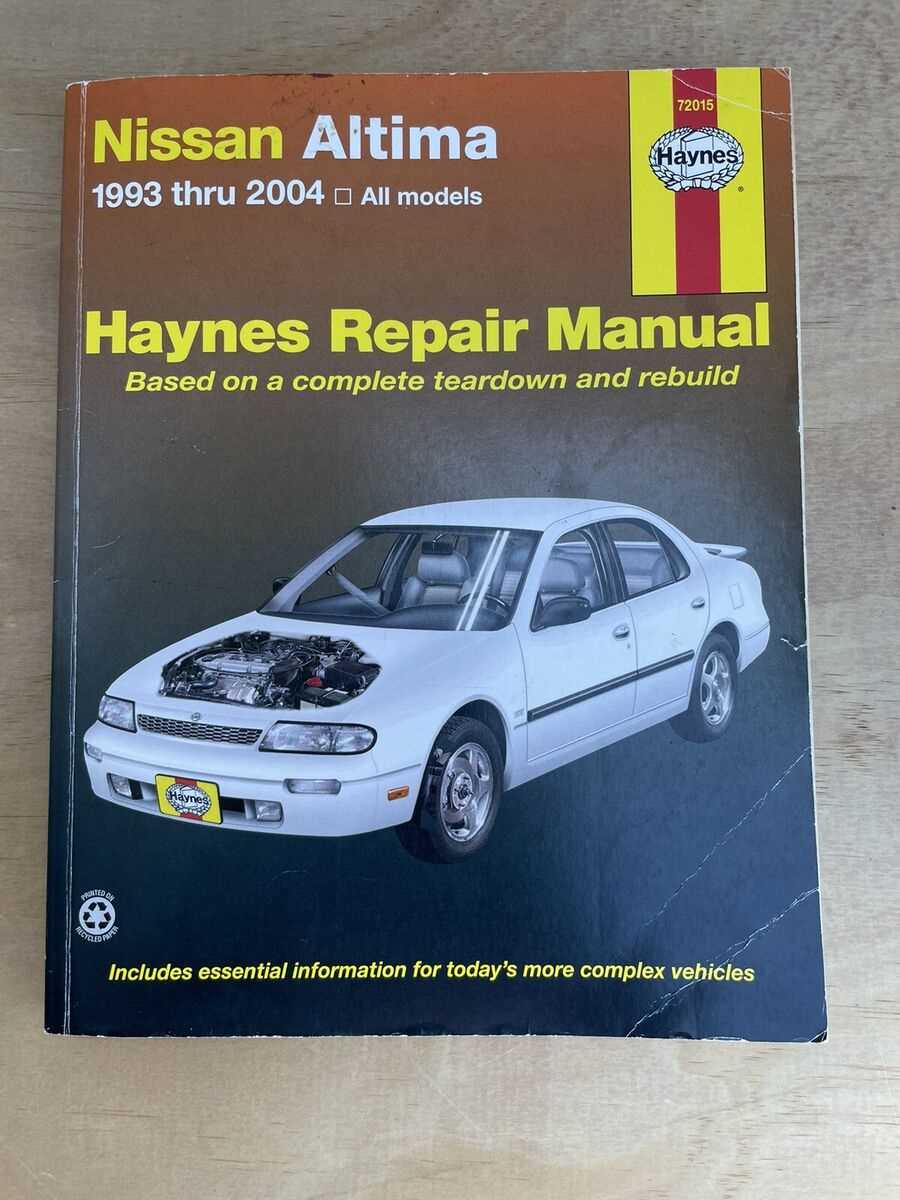 2012 nissan altima repair manual