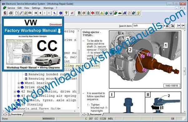 2012 volkswagen cc repair manual