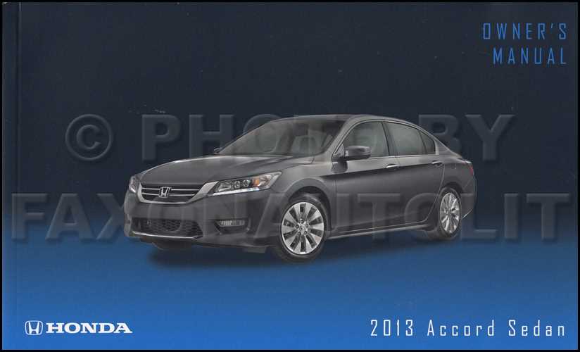 2013 accord repair manual