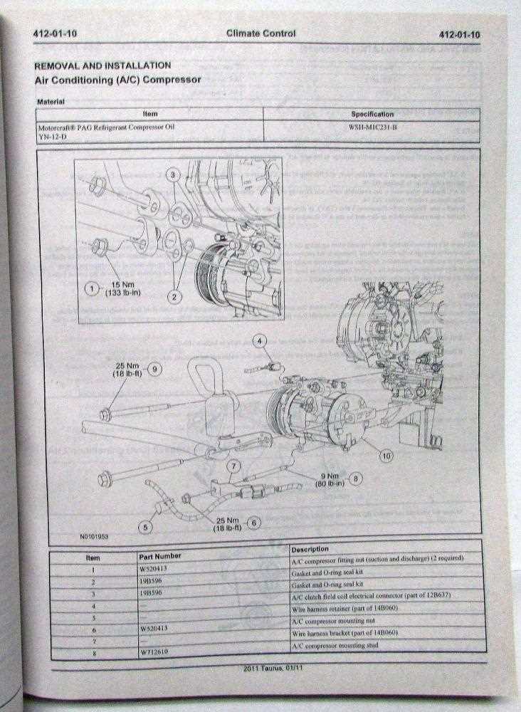 2013 ford taurus repair manual