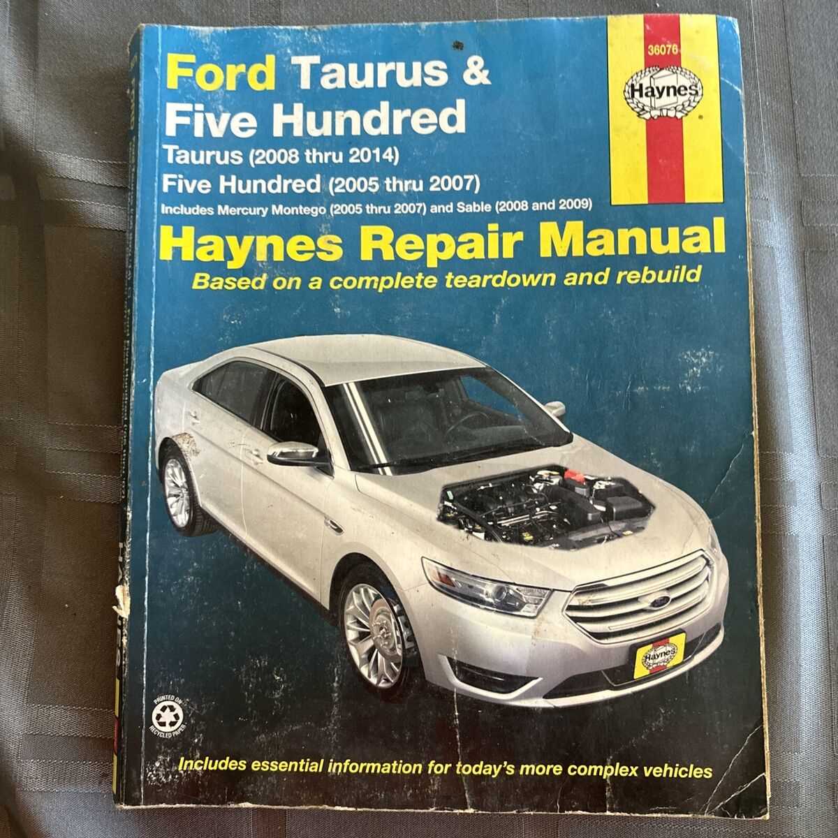 2013 ford taurus repair manual