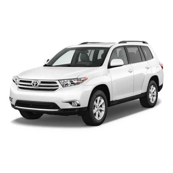 2013 toyota highlander repair manual