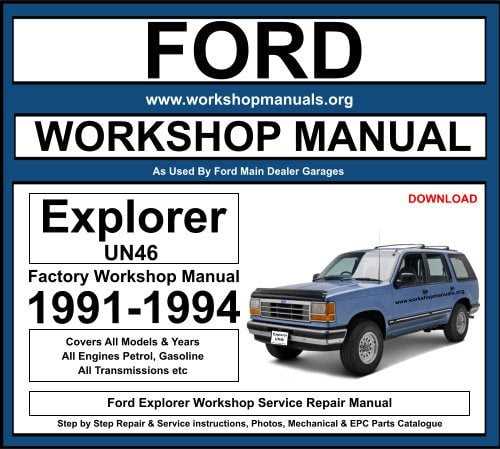 2013 ford explorer repair manual