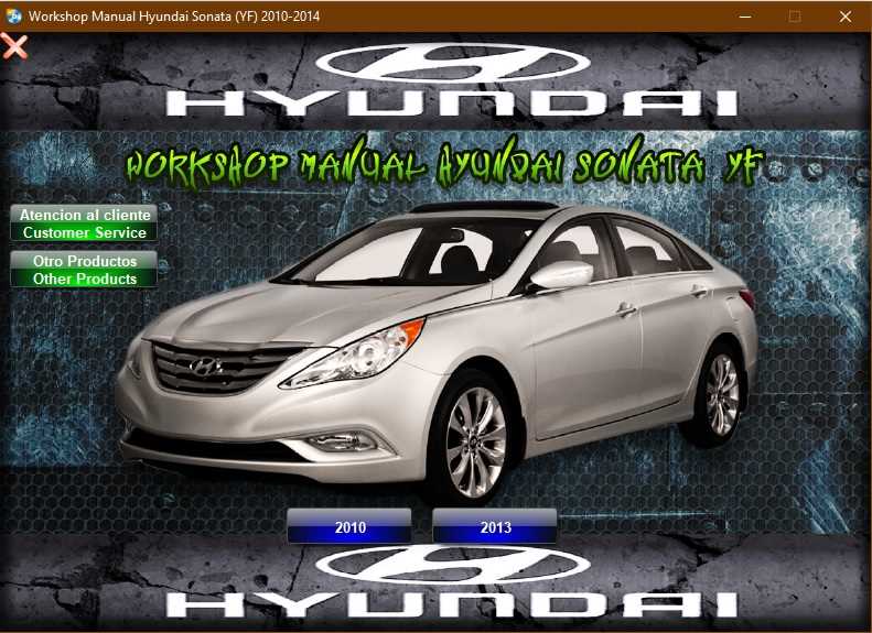 2013 hyundai sonata repair manual