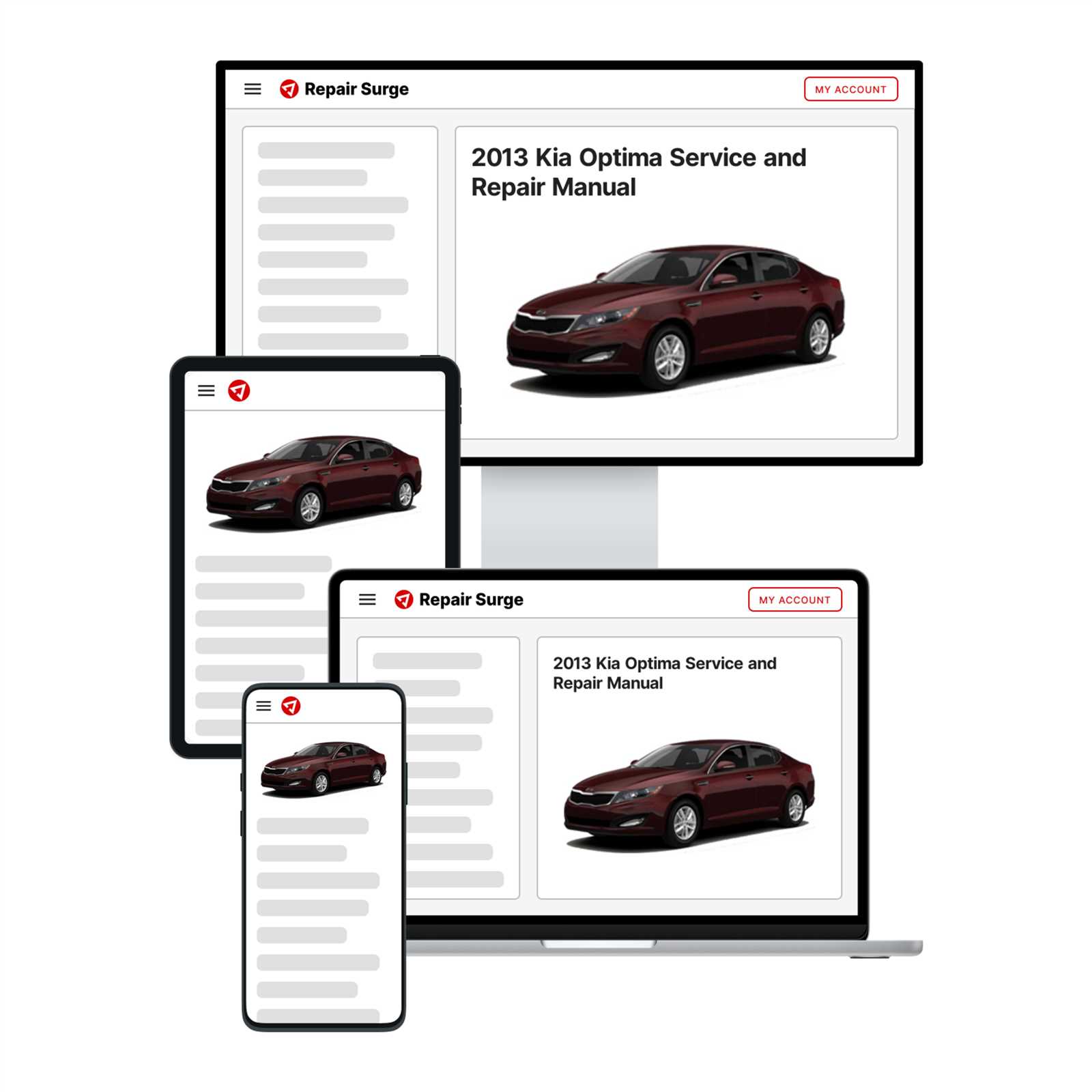 2013 kia optima repair manual