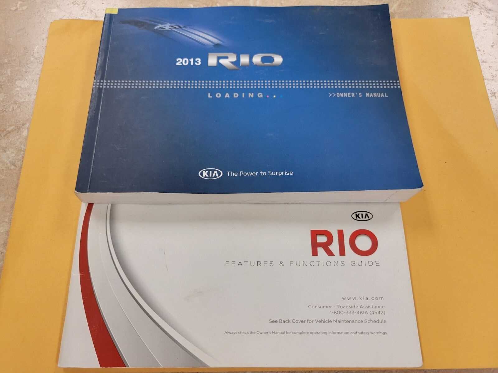 2013 kia rio repair manual