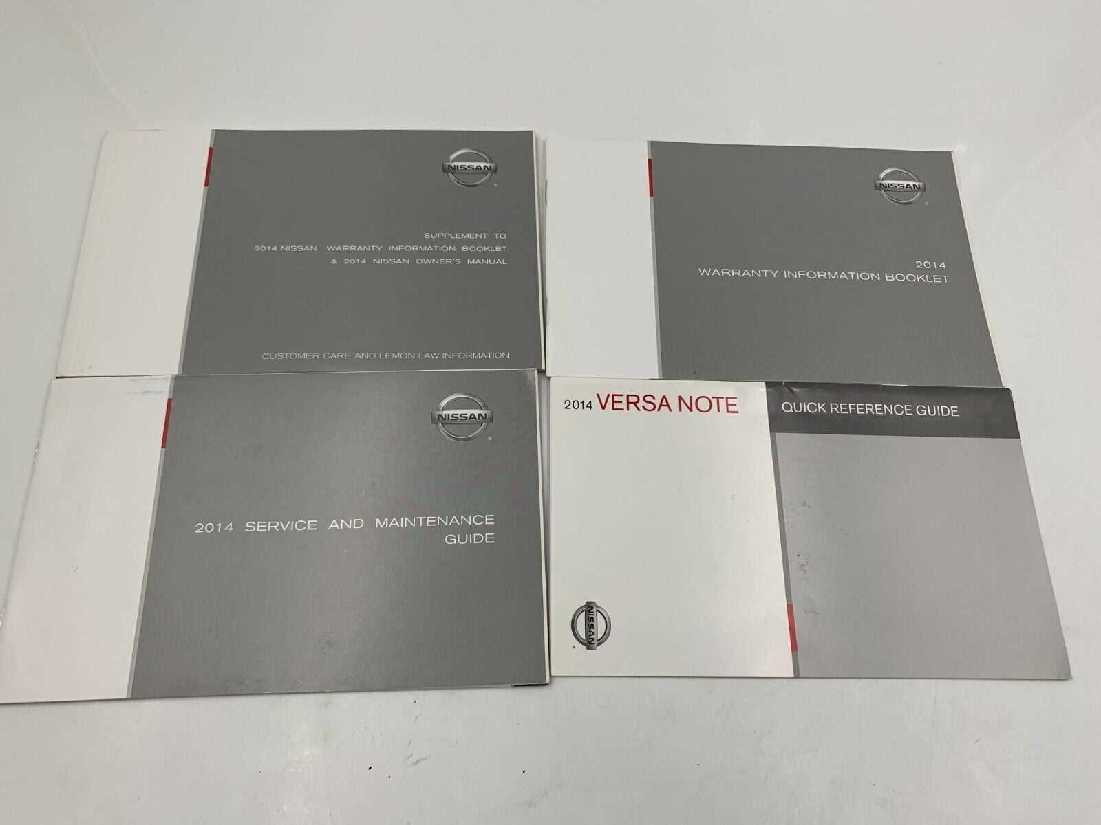 2014 nissan versa repair manual