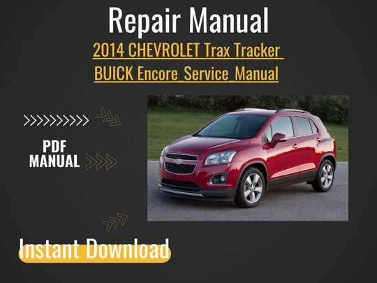 2015 chevy trax repair manual