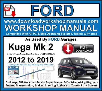 2015 ford escape repair manual