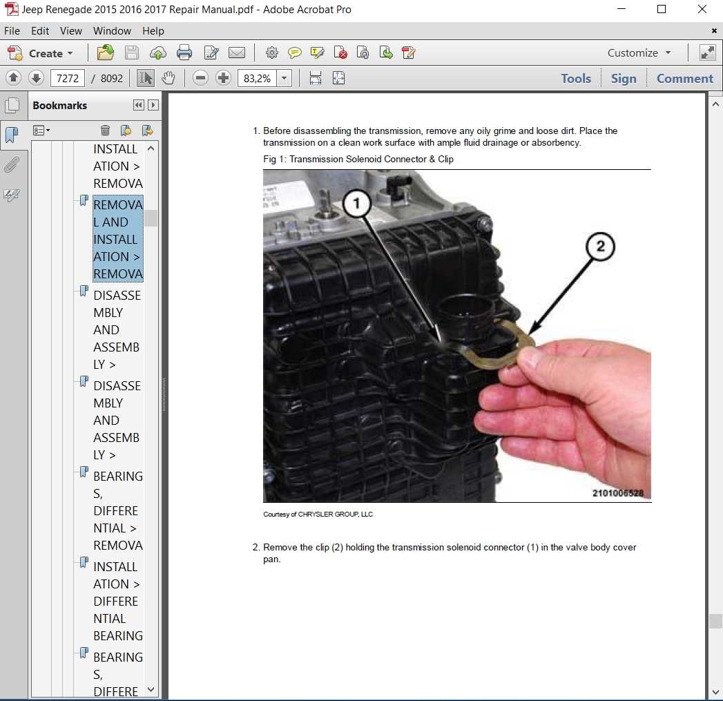 2015 jeep renegade repair manual