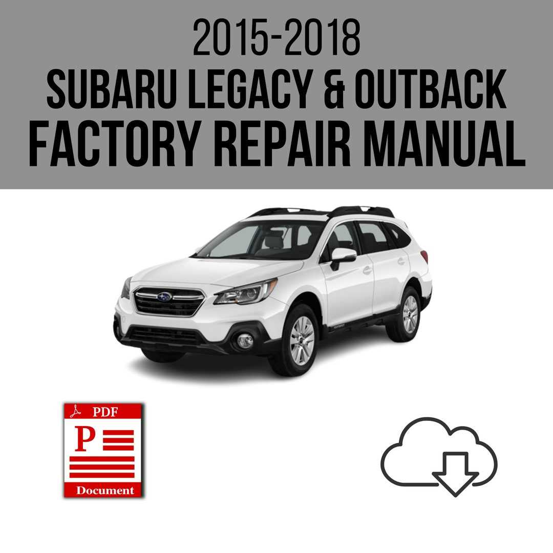 2015 subaru legacy repair manual