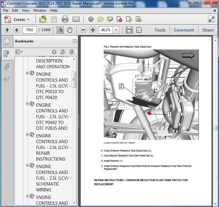 2015 chevy colorado repair manual