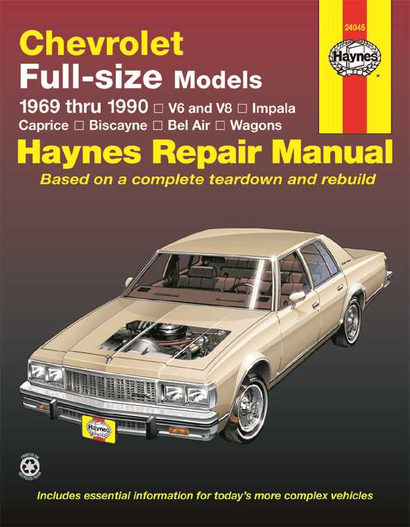 2015 chevy impala repair manual