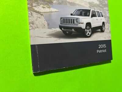 2015 jeep patriot repair manual