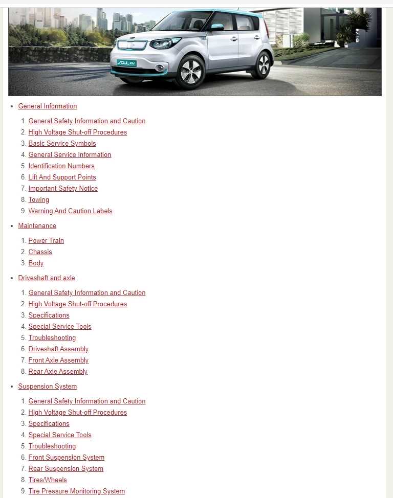 2015 kia soul repair manual