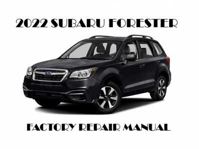 2015 subaru forester repair manual