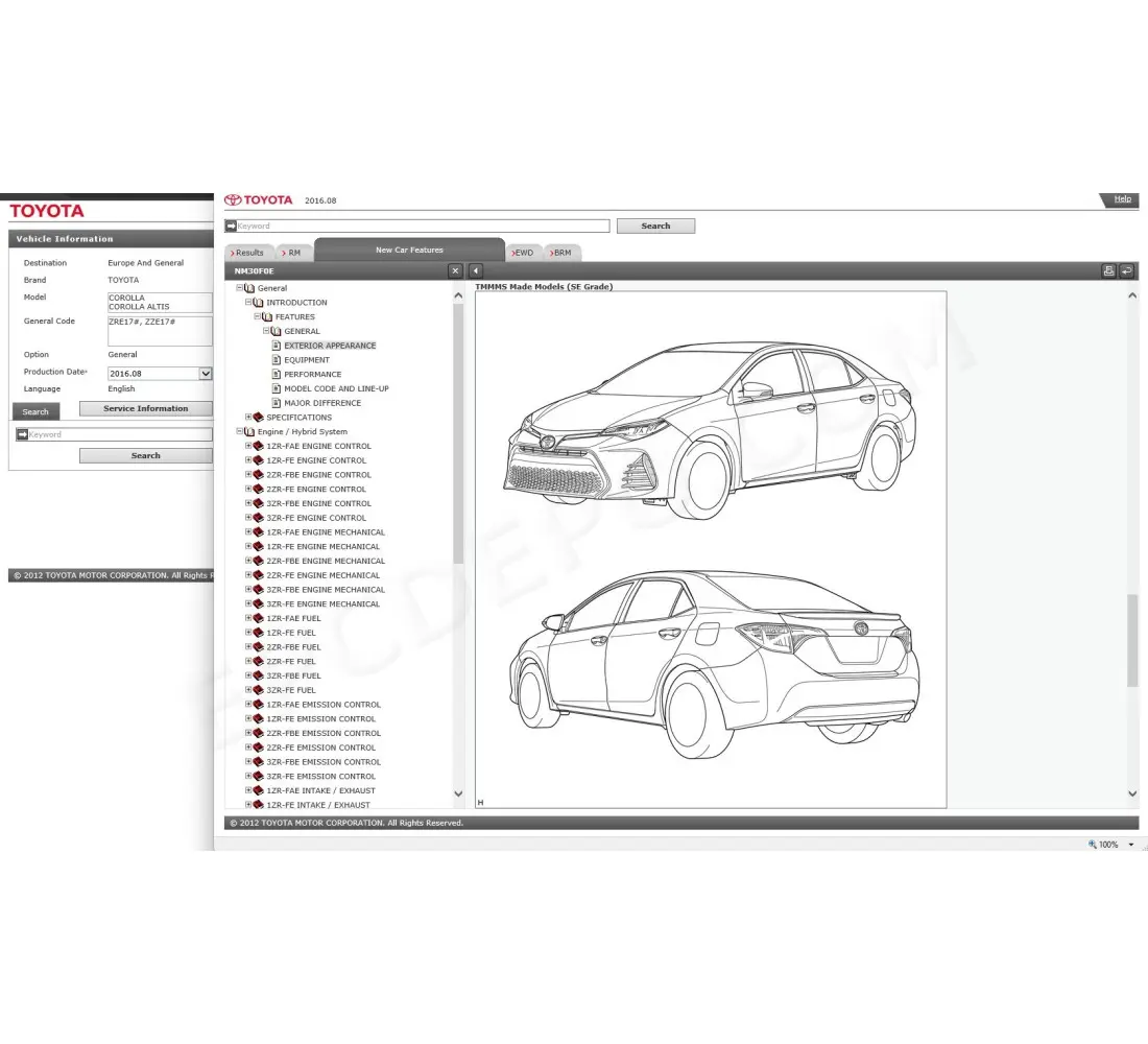 2015 toyota corolla repair manual