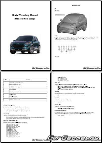 2016 ford escape repair manual