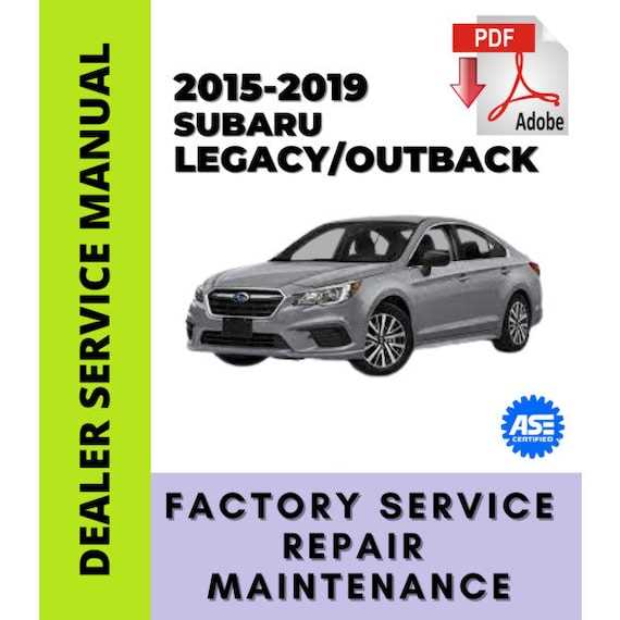 2016 subaru outback repair manual