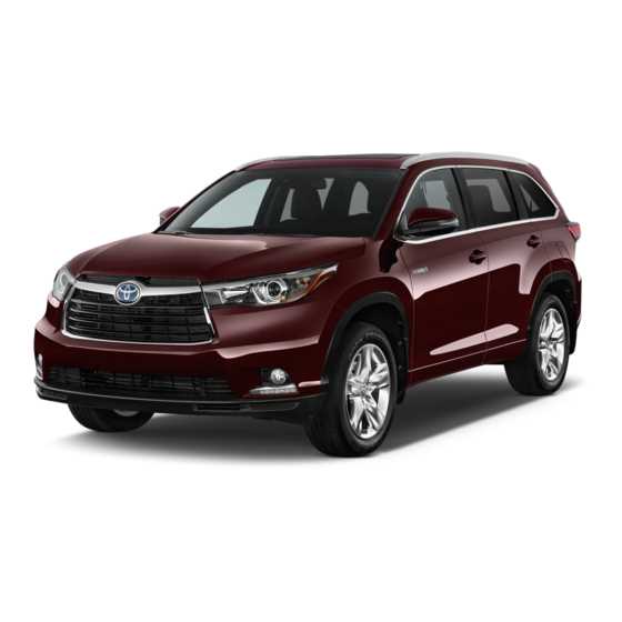 2016 toyota highlander repair manual