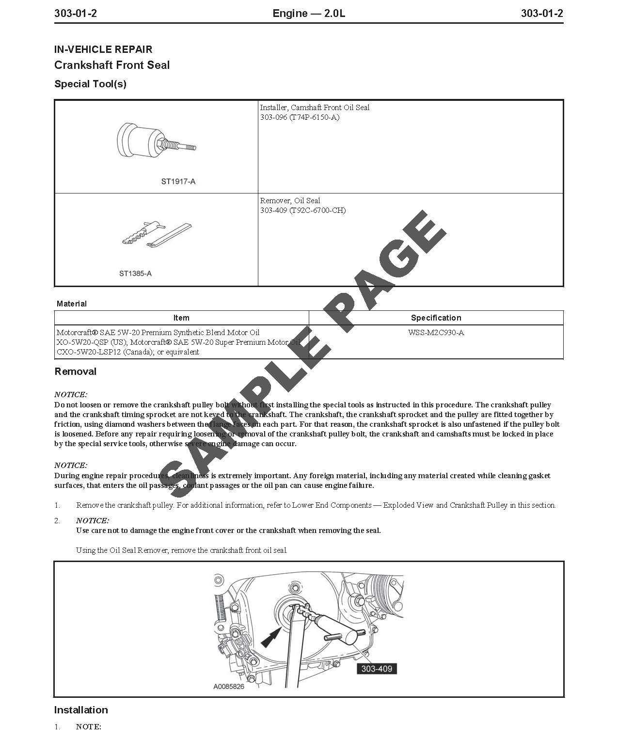 2017 ford focus repair manual