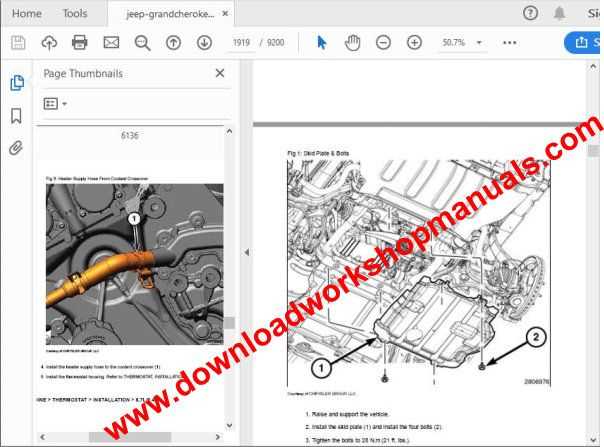 2017 jeep grand cherokee repair manual