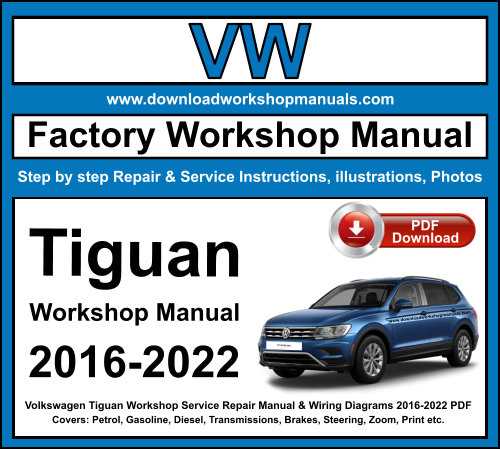 2017 vw tiguan repair manual