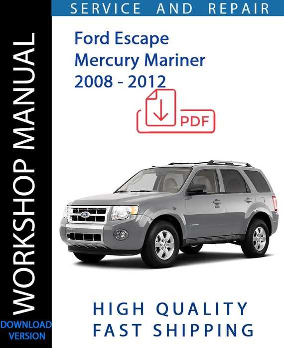 2018 ford escape repair manual