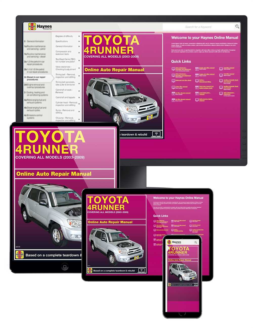 2018 toyota 4runner repair manual