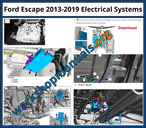 2018 ford escape repair manual