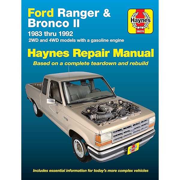 2019 ford ranger repair manual