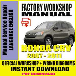 2019 honda crv repair manual