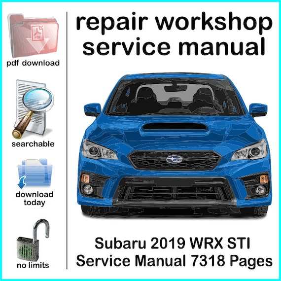 2019 subaru forester repair manual